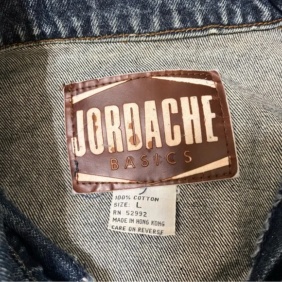 Jordache Acid Wash Denim Jacket - Picture 3 of 11